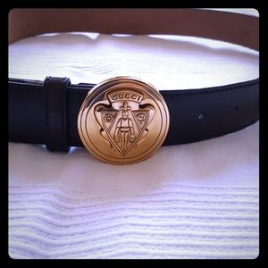 GUCCI AUTHENTIC VINTAGE GUCCI MONOGRAM BELT